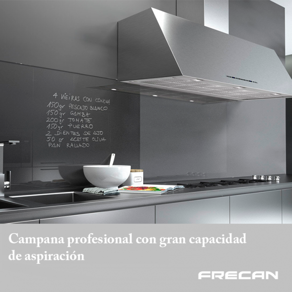 campana pared profesional, Frecan