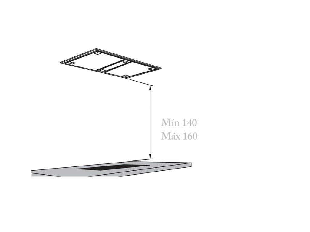 Santo Guarda la ropa Recuerdo Cuál es la altura de la campana extractora ideal? | Frecan