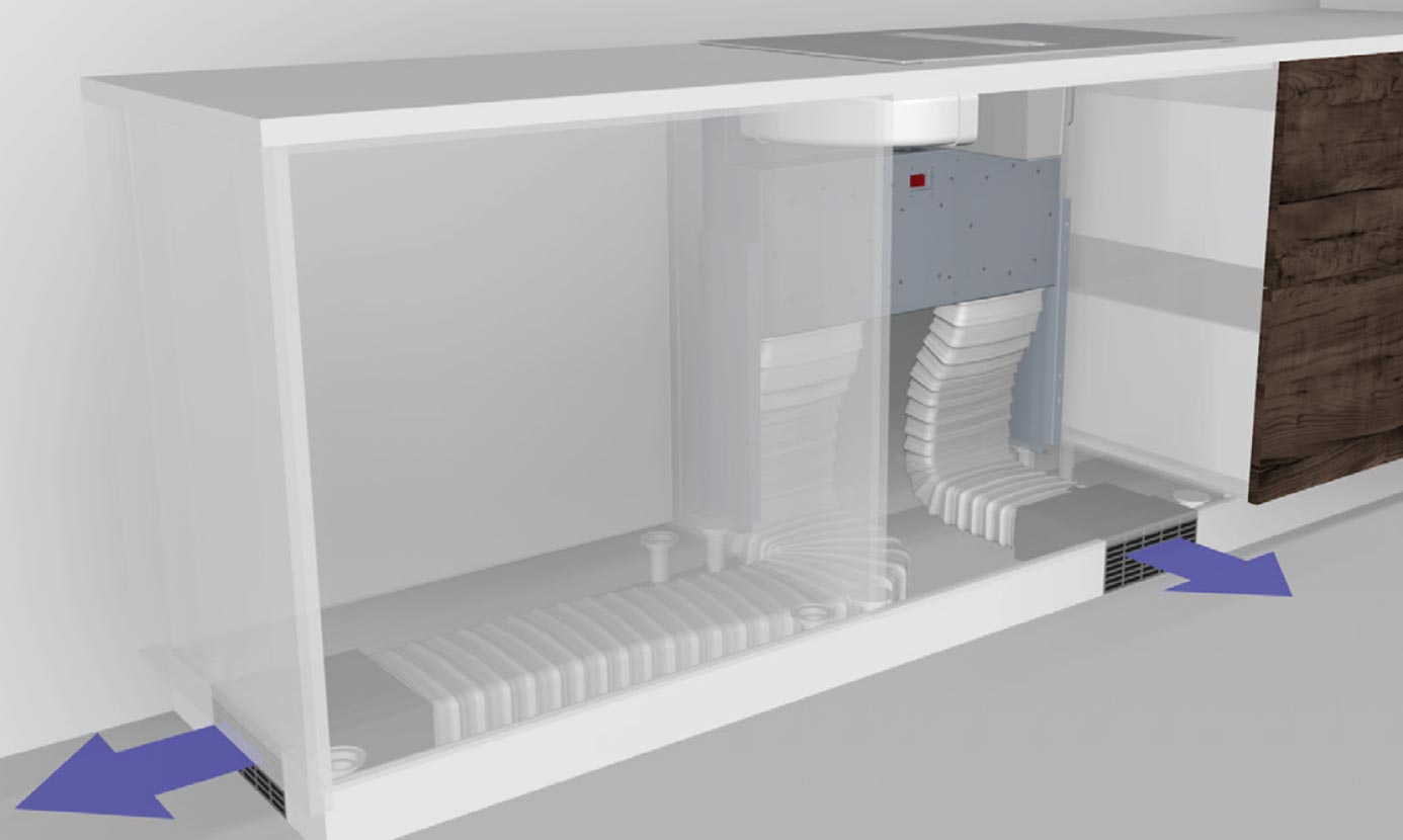 Instalar campana superficie Flow Frecan