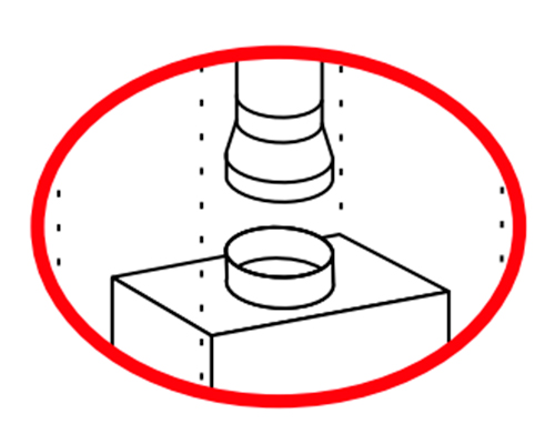 Installation of conductive tubes of Frecan hoods