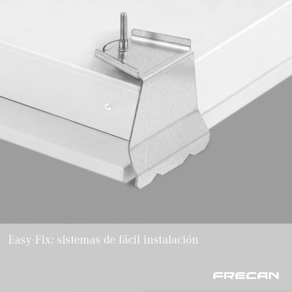 Sistema de fácil instalación. Frecan