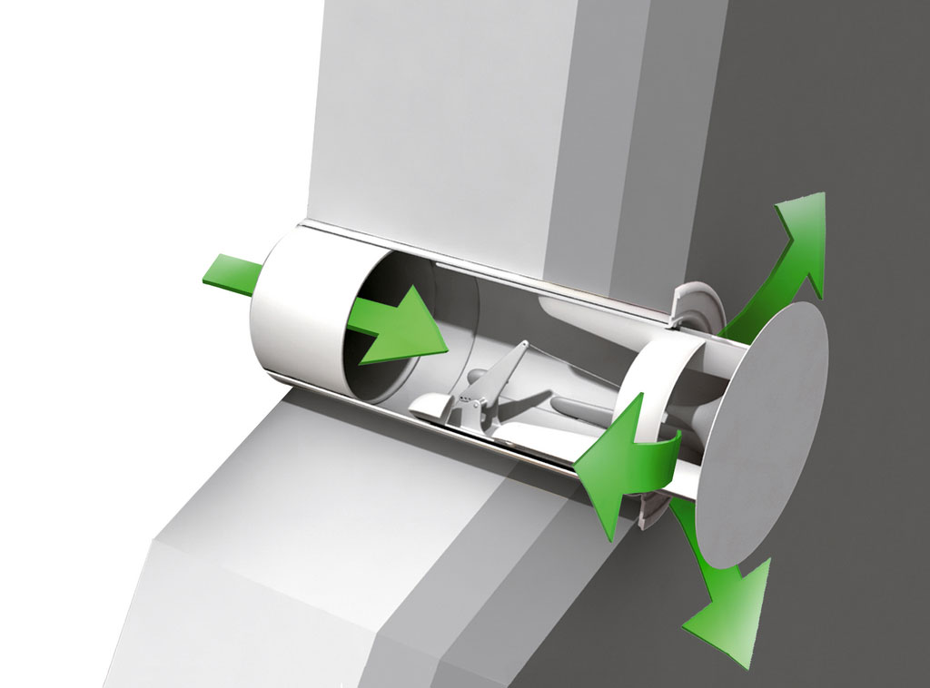 Deflector automático Frecan | Salida de humos