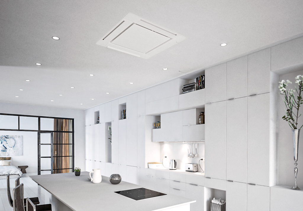 recirculation ceiling hood | Bruc by Frecan