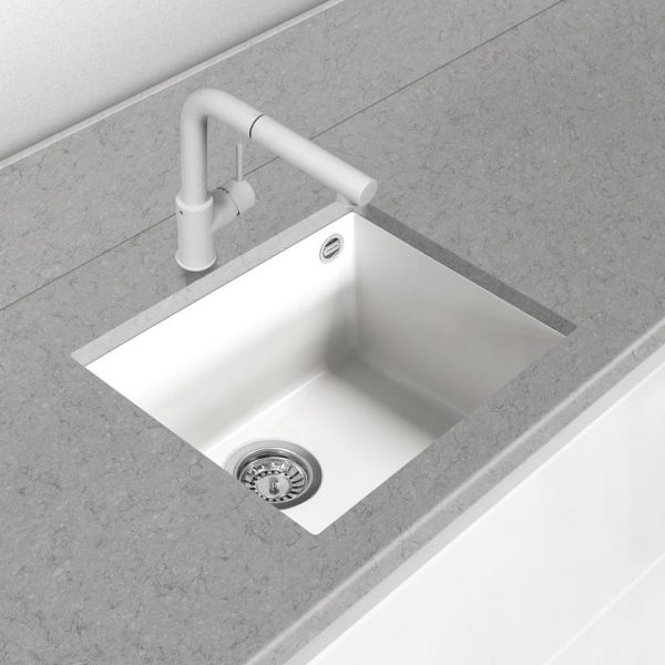 fregadero Metal Quartz QB blanco