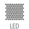 • Panneau du Led (2x18W + 2x17W - 4000K).