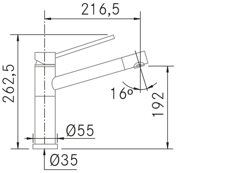 Grifo de Cocina Fauna | Frecan