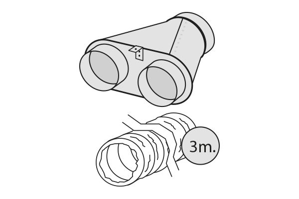 Kit instalación techo redondo