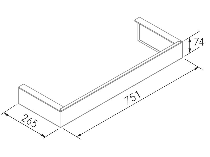 Campanas Extractoras de Cocina - Quo - Plano técnico