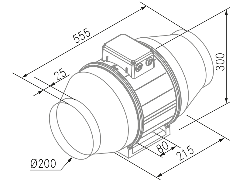 Campanas Extractoras de Cocina - Intermedio - IL2200EC - Plano técnico