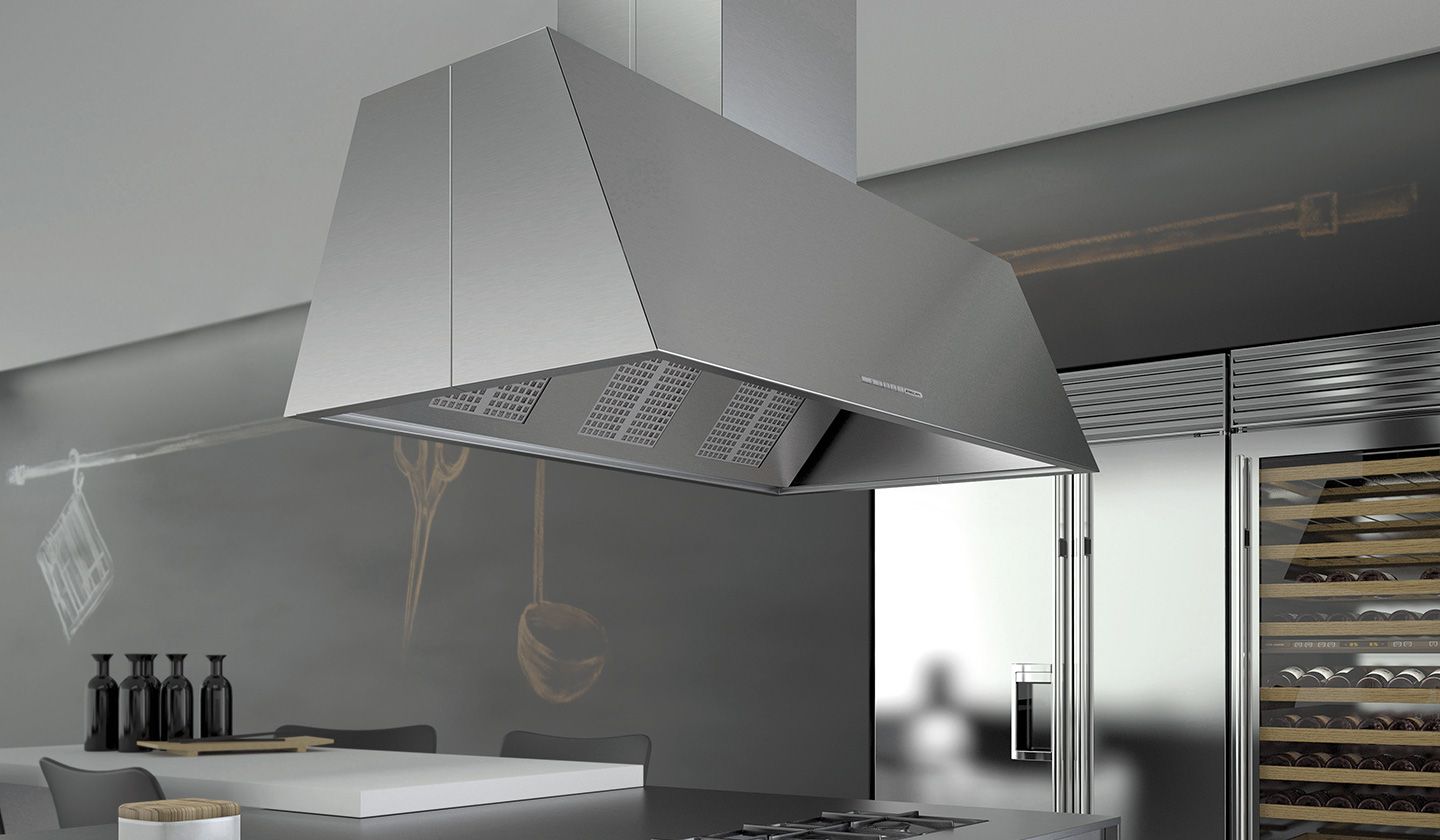 Campana Extractora De Cocina De Isla Profesional Frecan